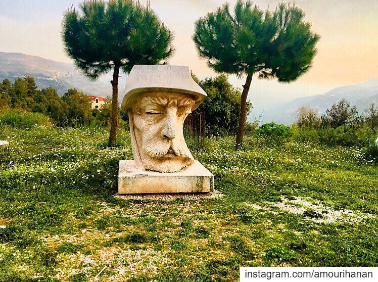 شيخ من لبنان  April  statues  rasljabal  art  public  spring ... (عاليه،راس الجبل)