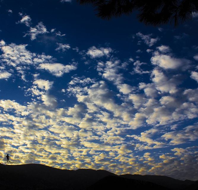 صباح الخير  morning sunshine  sky coldweather  chouf jbaa lebanon...