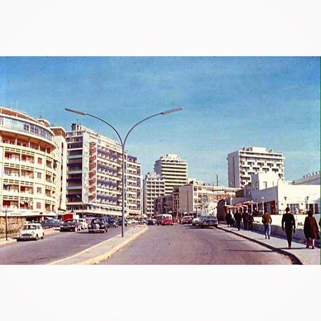 صباح الخير من بيروت الروشة عام ١٩٦٨ ،