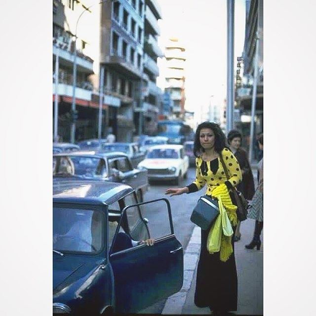 صباح الخير من بيروت شارع الحمرا عام ١٩٧٤ ،