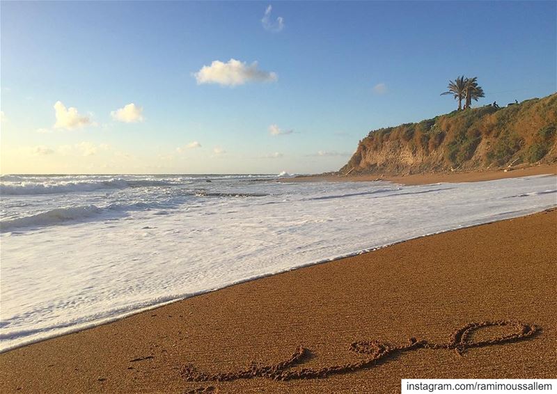 صورة من صور.. beach  sea  water  shore  waterfoam  livelovetyre ... (Tyre, Lebanon)