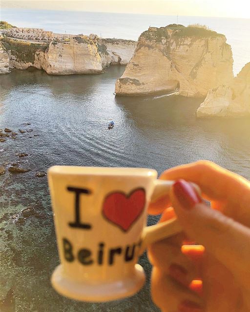 ع  روشة 🇱🇧☕️. .... ramramcoffee  turkishcoffee   butfirstcoffee ... (Beirut, Lebanon)