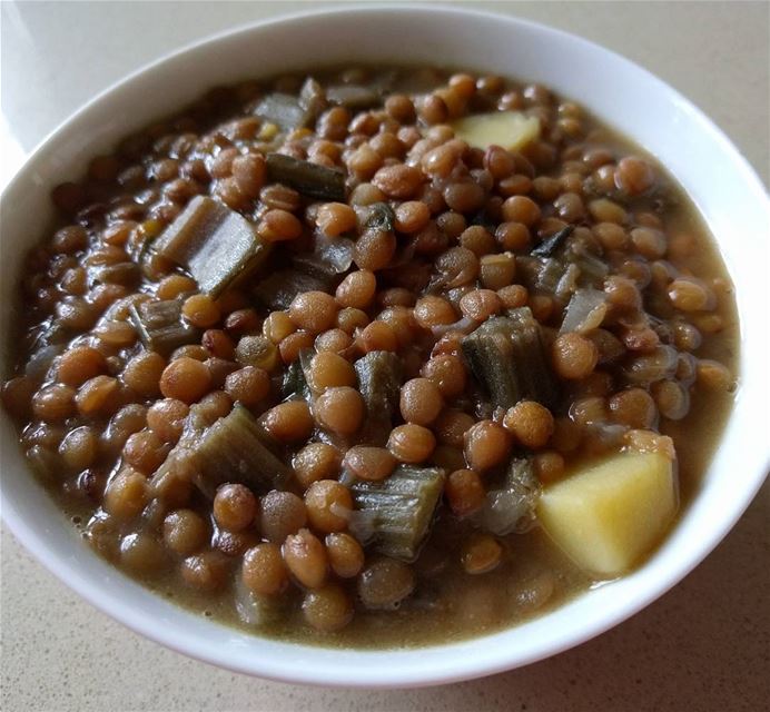  عدس بحامض  lentils   lentilsoups   fresh  yummy  instayummy  delecious ...