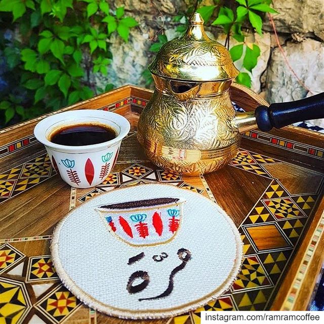 على توقيت نبض قلبي حان الان موعد قهوتي معك...... ramramcoffee ...