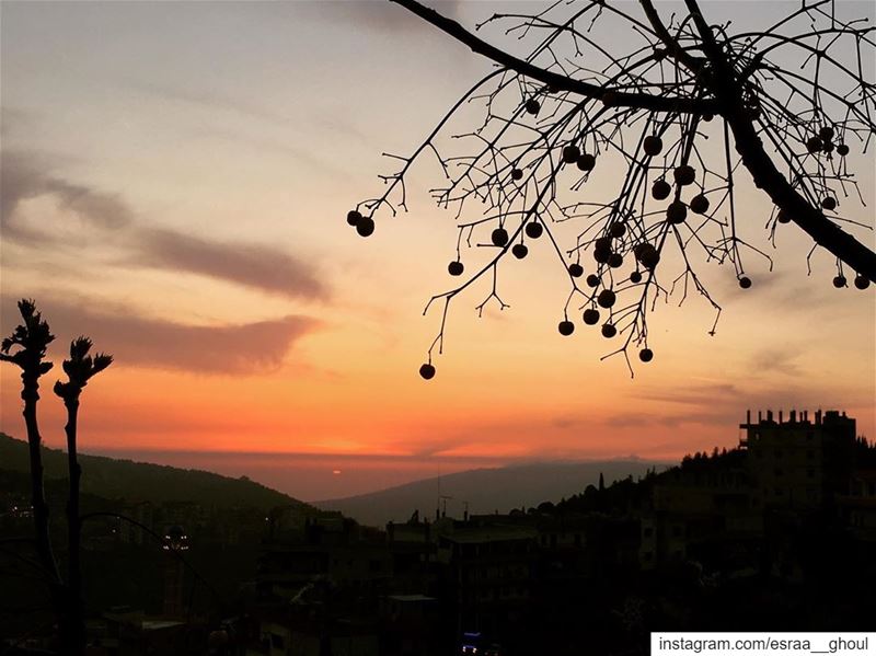 غروب اليَوم..✨ Sunset  Today  OurLovelyLebanon  Wearelebanon  ... (Bakhoun, Liban-Nord, Lebanon)