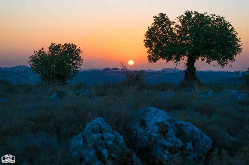 غروب و الليلة مش سوا ...تصبحون ✋ sun  sunset  lebanon  southlebanon ...