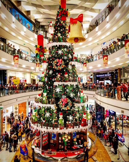 في شجرة بالدار و يدوروا ولاد صغار 🎄... (City Centre Beirut)