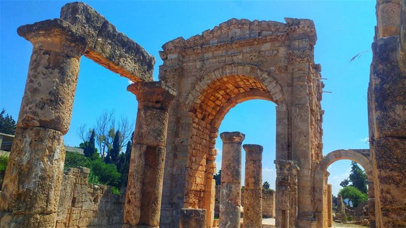 فيكن تنسوا صور حبايبكنفيكن تنسوا لون الوردة وورق رسايلكنلكن شو ما صار ما... (Tyre, Lebanon)