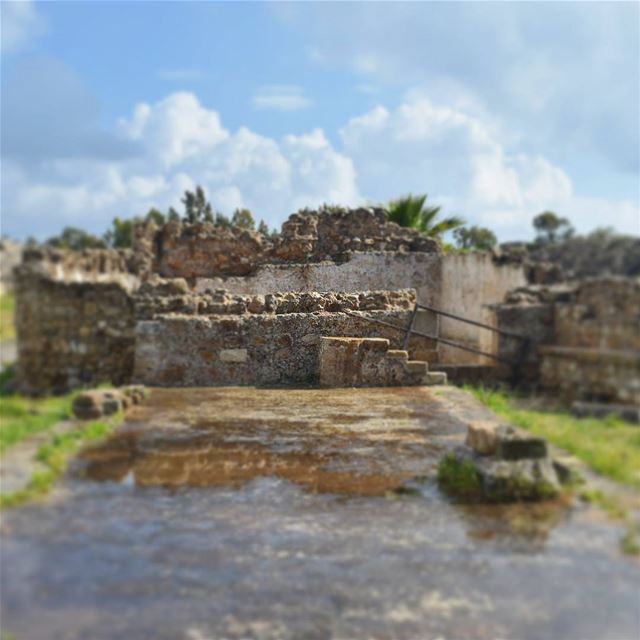 كنيسة الذكريات الأثرية من العهد الروماني في صور جنوب لبنان. Lebanon ... (Tyre, Lebanon)