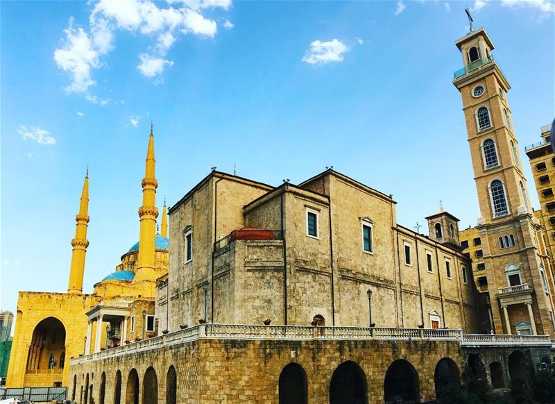 لبنان التعايش. lebanon  beirut  downtown  livelovebeirut ... (Downtown Beirut)