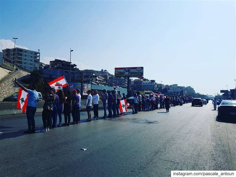  لبنان_ينتفض  united we stay. Hopefully all of us will be united for a... (بيروت خلدة)