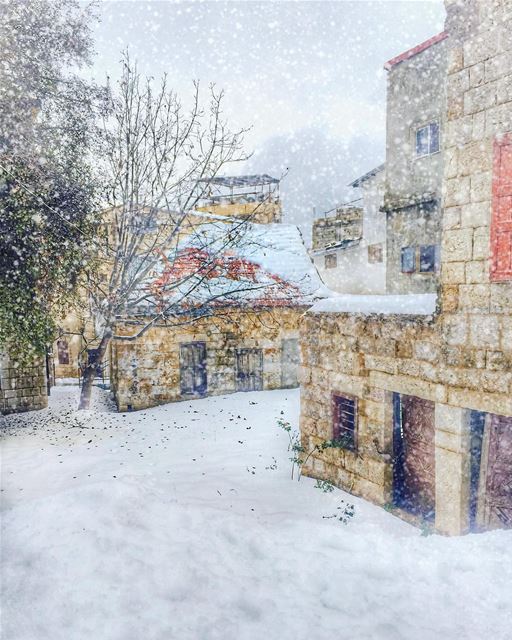 ليل وتلج ورياح وكوانين وإنت وأنا بهالجرد سهرانين لا نار فيها تردّ البرد ... (Ehden, Lebanon)