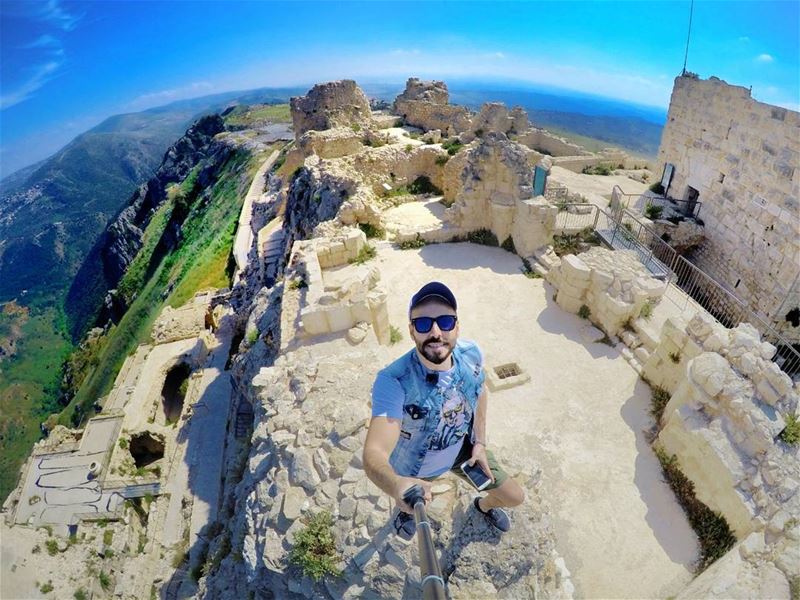 مساكم  لطيف .. من قلعة  الشقيف 😎😍  gopro  goprohero5  nature_seekers  ... (Kalaat Al Shakif)