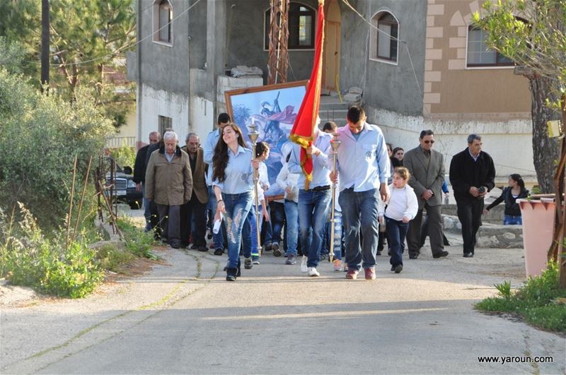 مسيرة مار جريس نيسان 2015
