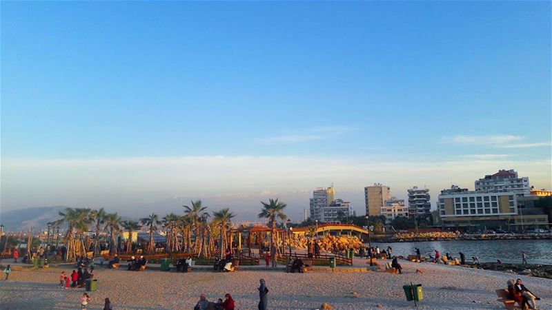 من جزيرة عبدالوهاب قبالة شاطئ  طرابلس  لبنان TripoliLB  Tripoli  ElMina... (جزيرة عبد الوهاب)