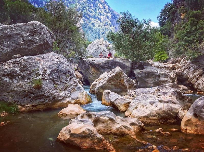 و على هذه الصخرة غنيّت غنيّتي !  saytrees  nature  hiking  outdoors ... (Lebanon)