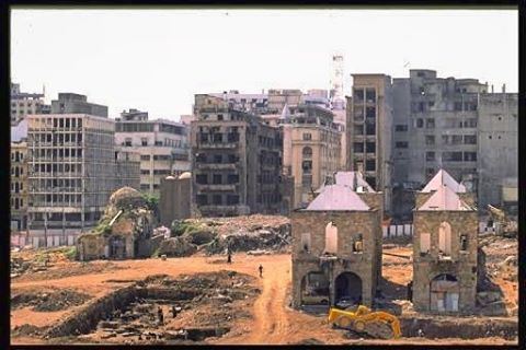 وسط بيروت ١٩٩٥ ,Downtown Beirut 1995 .