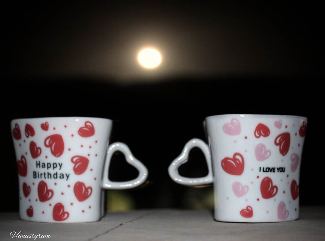 وفي سماء ليليّ ...أنت القمر ....❀❀ قهوة_المساء  قهوتي_السمراء  قهوتي_عشقي...