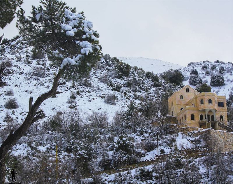 يا بيتنا لخلف الضباب هونيك عا حدود لقمر.. mrosti  chouf  house ...