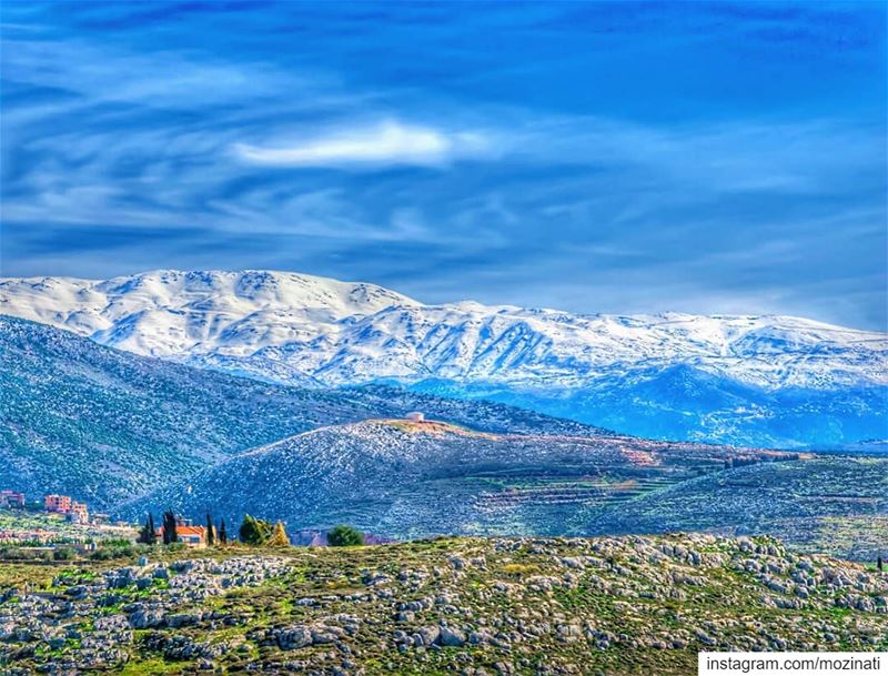 يا جبل الشيخ يا قصر الندي.. ================================  landscaping ... (Deïr Ez Zahrâni, Al Janub, Lebanon)