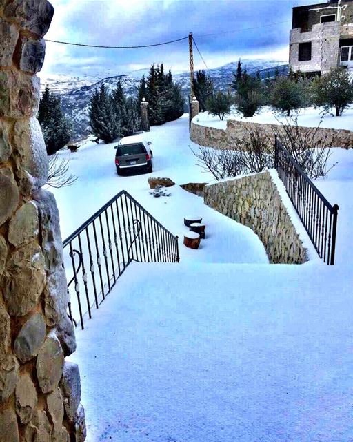 🌨❄️🌨 (Aïn Zhalta, Mont-Liban, Lebanon)