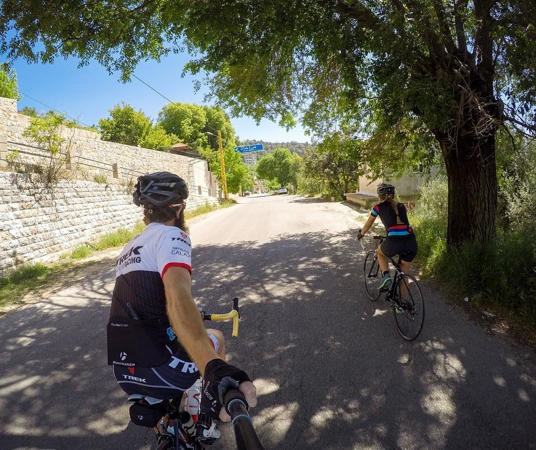 🚴🏻 ☀️. cycle  cyclist  cyclingphotos  cyclists  showyourstripes ... (Ghebale, Mont-Liban, Lebanon)
