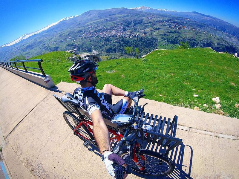 ☀️🏔👌🏻🚴🏼🇱🇧 (Ehden, Lebanon)