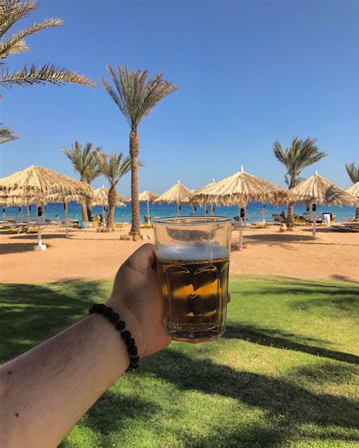 🍺⛱☀️  ig_lebanon  livelovetheworld ... (Hilton Sharm El Sheikh Fayrouz Resort)