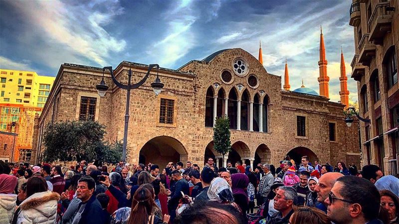 🕌⛪️ mosque  church  islam  christianism  lebanoninapicture  WeAreLebanon... (Beirut, Lebanon)