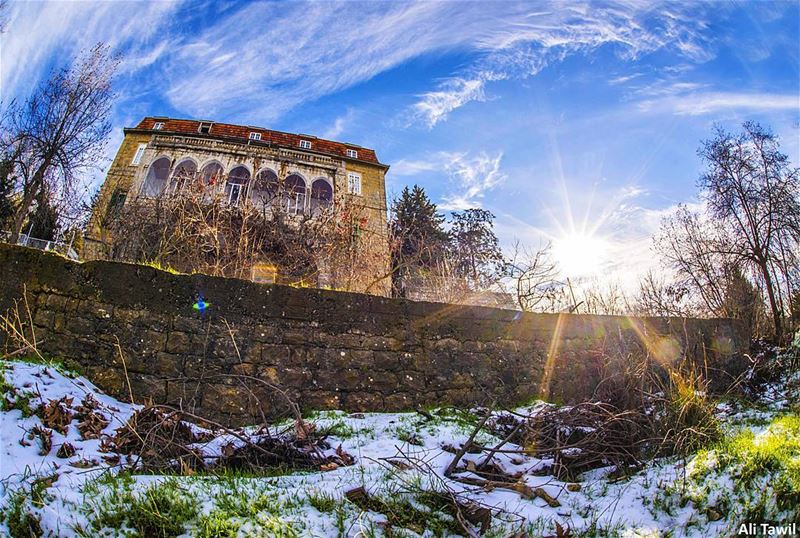 🏠❄️ nature  architecture  beautiful  instagram  instagood  winter  snow ... (Sawfar, Mont-Liban, Lebanon)