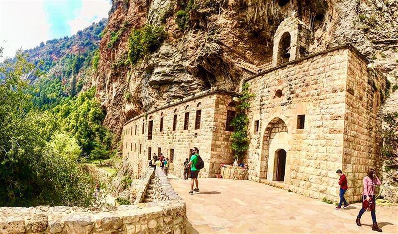 🇱🇧⛰⛪️⛰ 🇱🇧 nature naturephotography history family trip vacation... (Wadi Qannubin, Liban-Nord, Lebanon)