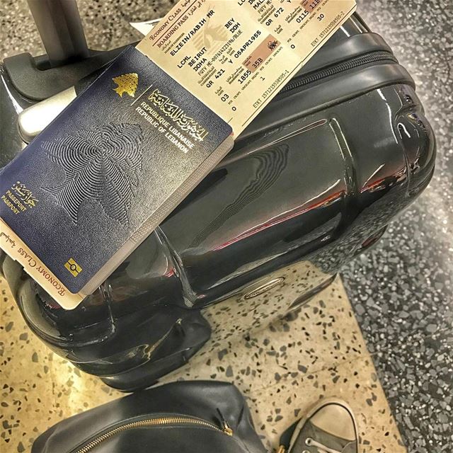✈️ Off to a new adventure/work  traveljunkiediary  travel  trip  flight ... (Beirut–Rafic Hariri International Airport)