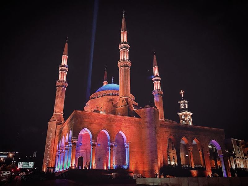 🕌⛪️ ramadan2018  ramadan_karim  mosque  church  islam ... (مسجد محمد الأمين)