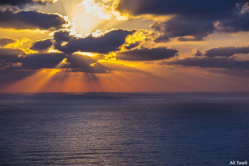 ♥️ sunset  summer  sea  beautiful  picoftheday  photography  photos ... (Naqoura)