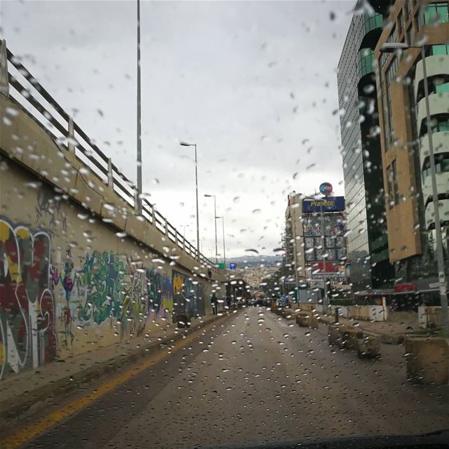 ♥️🌧️♥️ water  photooftheday  rainydays  raining  rainyweather  instarain... (Furn Shebak, Beyrouth, Lebanon)
