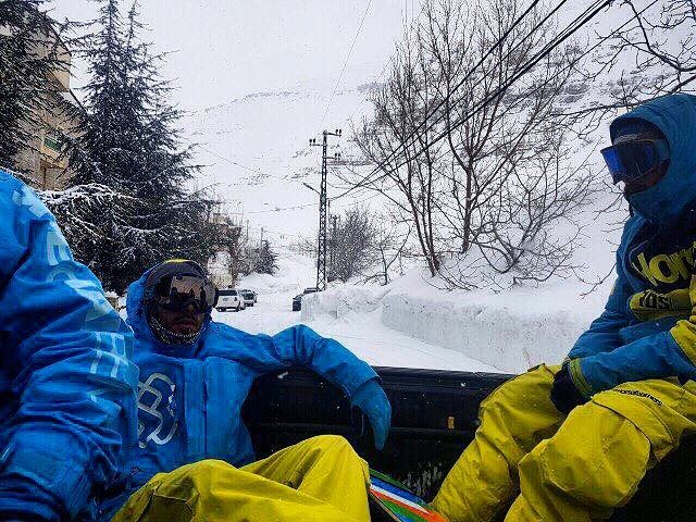 ⬆️⬆️⬆️⬆️ You'll find us at the top. Get ready for a sick solid snow kicker... (Ouyoun El Simen-Kfardebian)