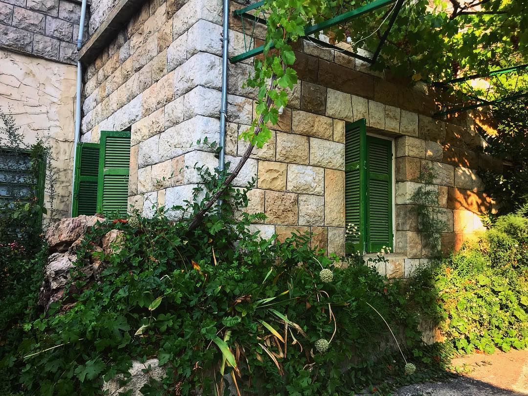 ☘️Green☘️..... lebanon  faraya  house  summer  follow ... (Faraya, Mont-Liban, Lebanon)