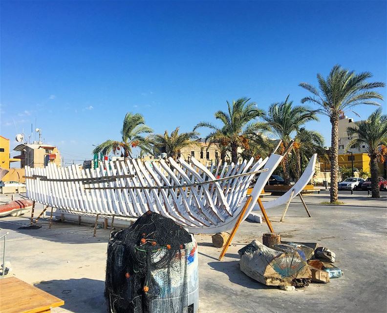 ⚓️The desert and the ocean are realms of desolation on the surface.The... (Tyre Fishermen Port.)